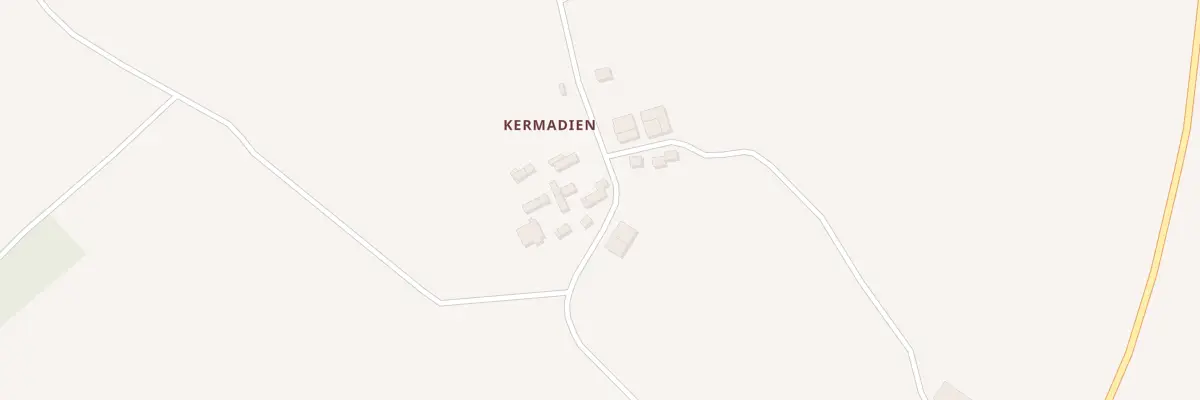Plan du 80 Kermadien à Bolazec