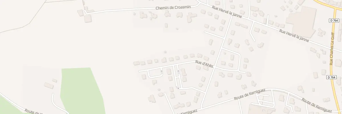 Plan du 11 Rue d’Ahès à Carhaix-Plouguer