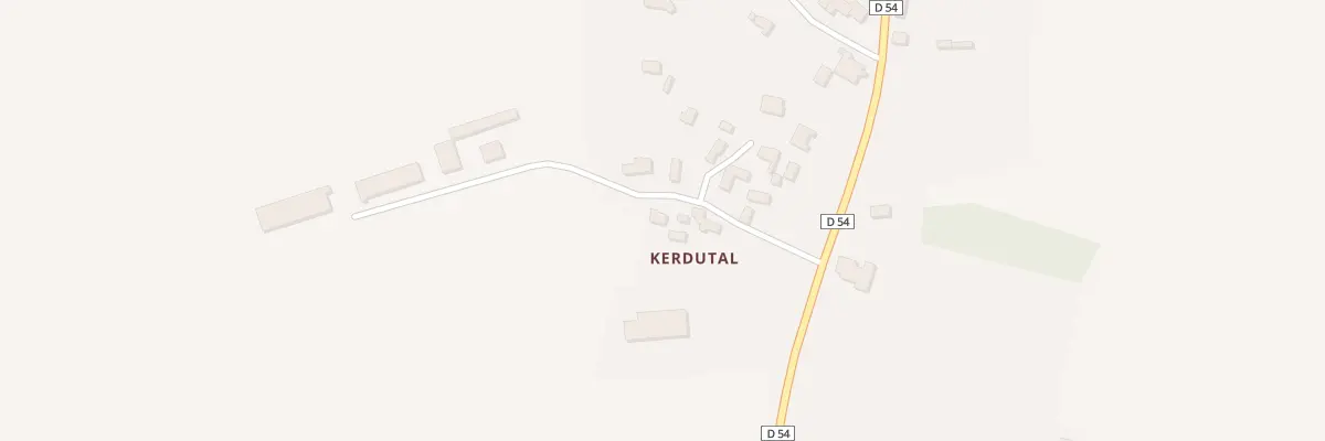 Plan du 134 Kerdutal à Plounévézel