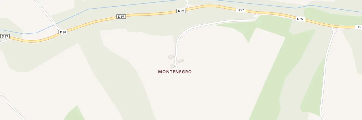 Plan du 2 Monténégro à Carnoët