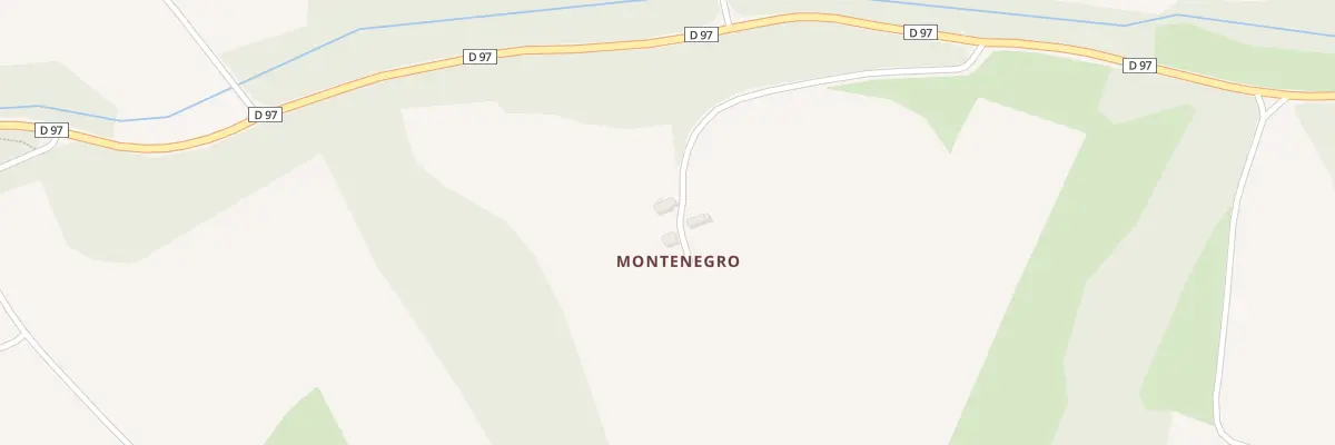 Plan du 1 Monténégro à Carnoët