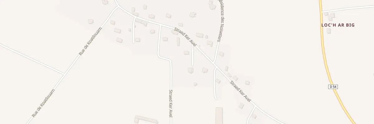 Plan du 30 Rue Ker Avel à Plounévézel