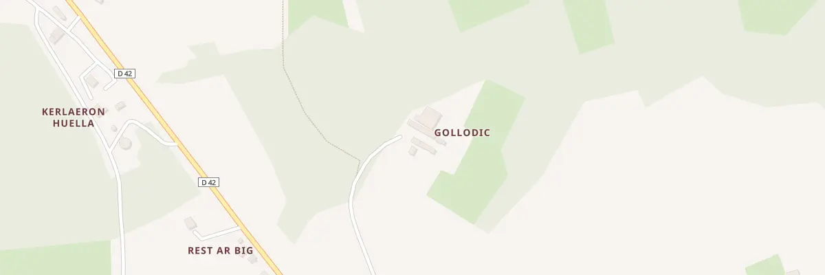 Plan du 5394A Gollodic à Guerlesquin