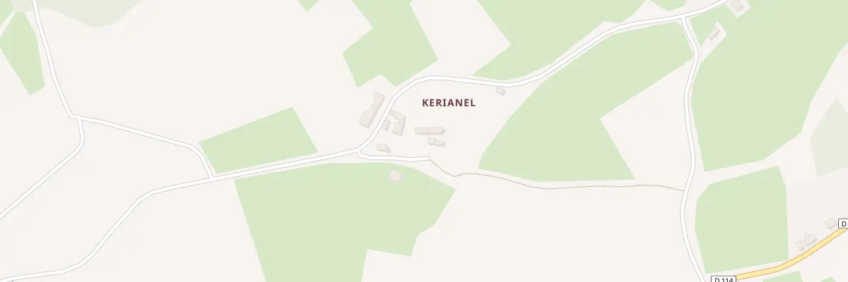 Plan du 191 Kerianel à Bolazec