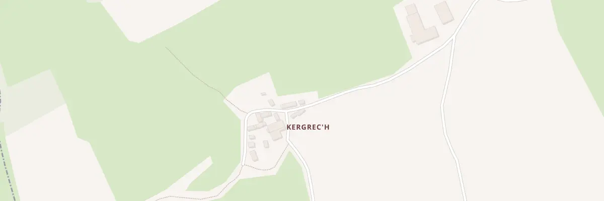 Plan du 2 Kergrec’h à Plougras