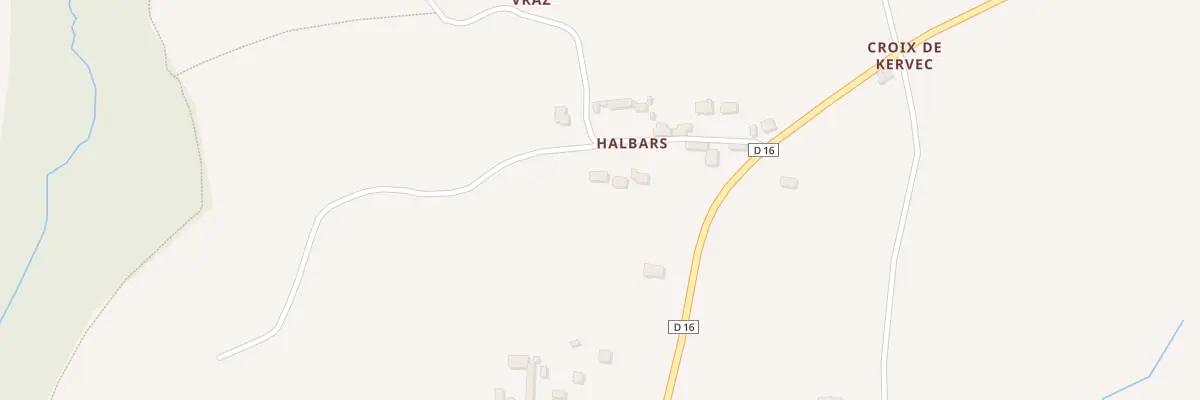 Plan du 5076 Halbars à Clohars-Carnoët