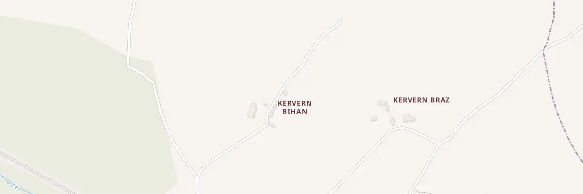 Plan du 47 Kervern Bihan à Plouégat-Moysan