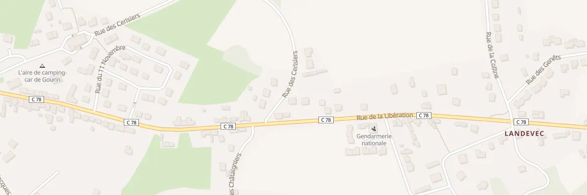 Plan du 83 Rue de la Libération à Gourin