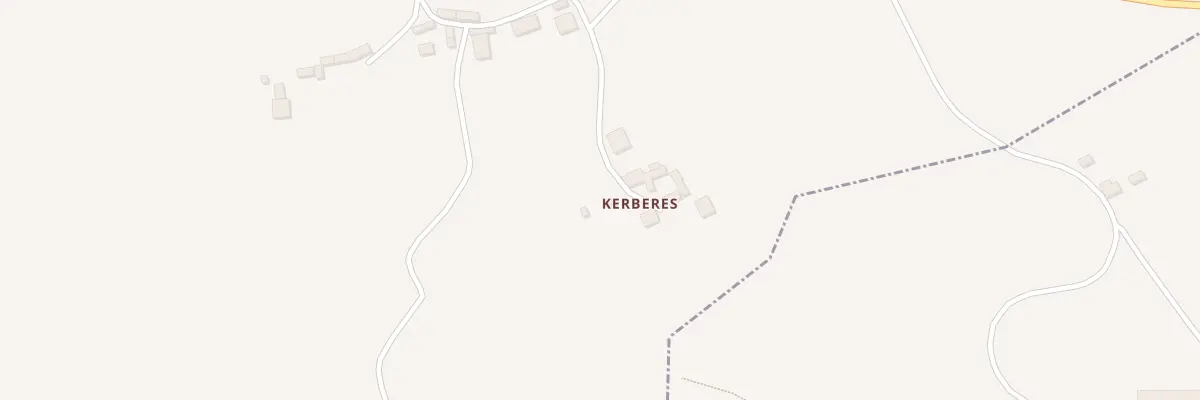 Plan du 218 Kerberes à Saint-Thurien
