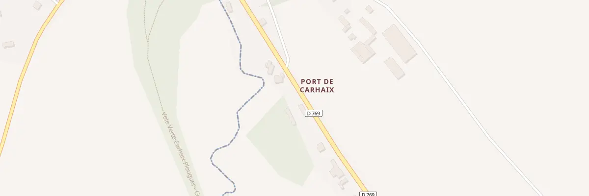 Plan du 7 Port de Carhaix à Motreff