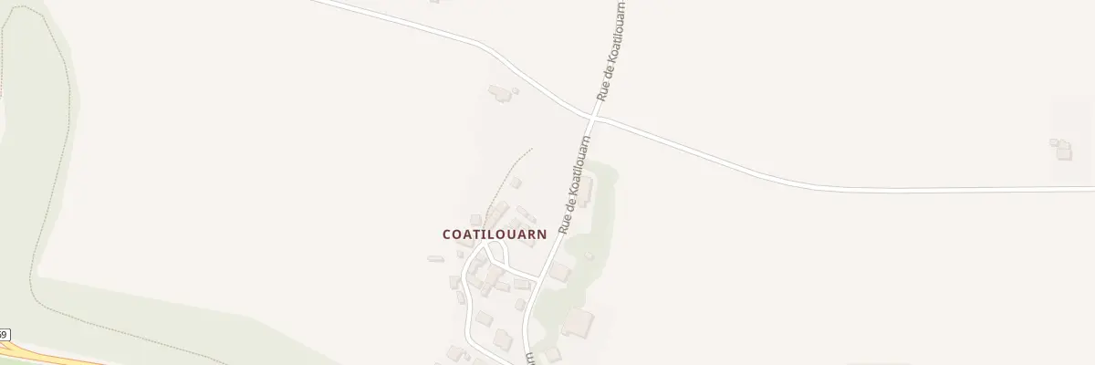 Plan du 5054 Coatilouarn à Plounévézel
