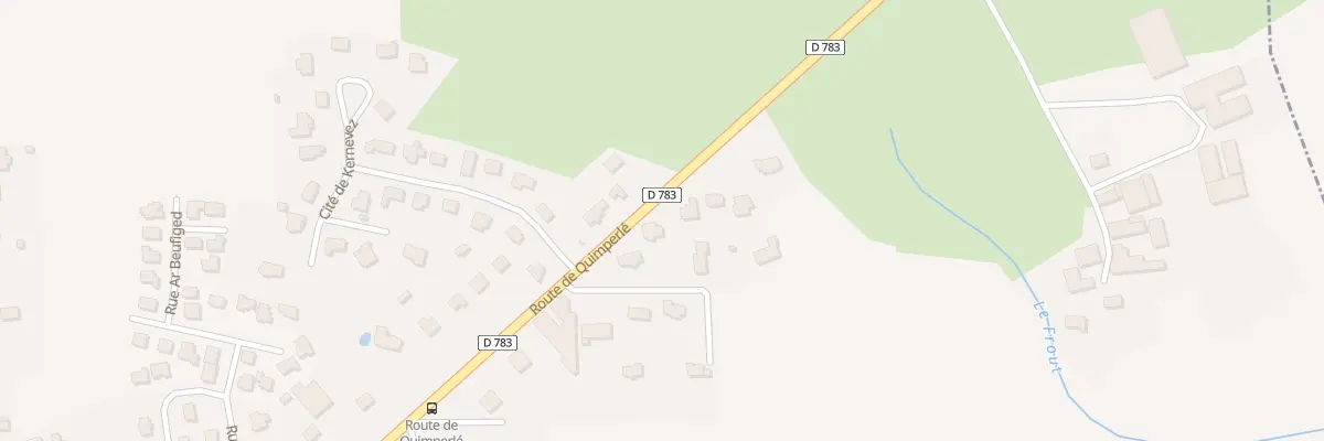 Plan du 508 Rte de Quimperlé à Baye