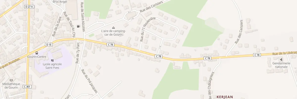 Plan du 51 Rue de la Libération à Gourin