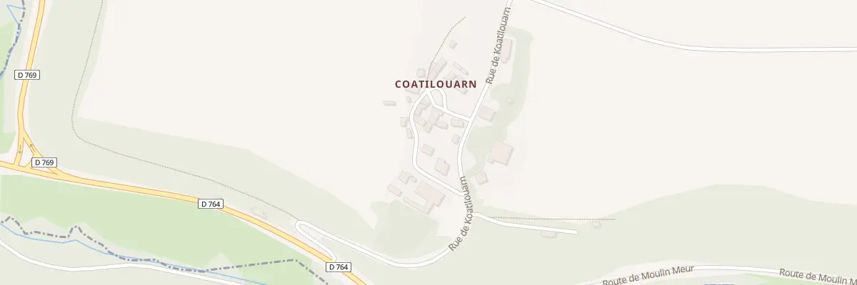 Plan du 317 Coatilouarn à Plounévézel