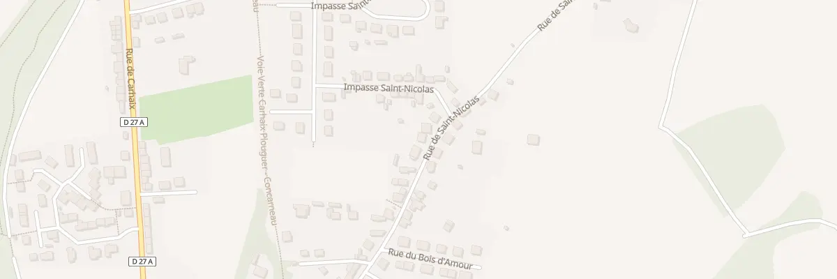 Plan du 39 Rue St Nicolas à Gourin