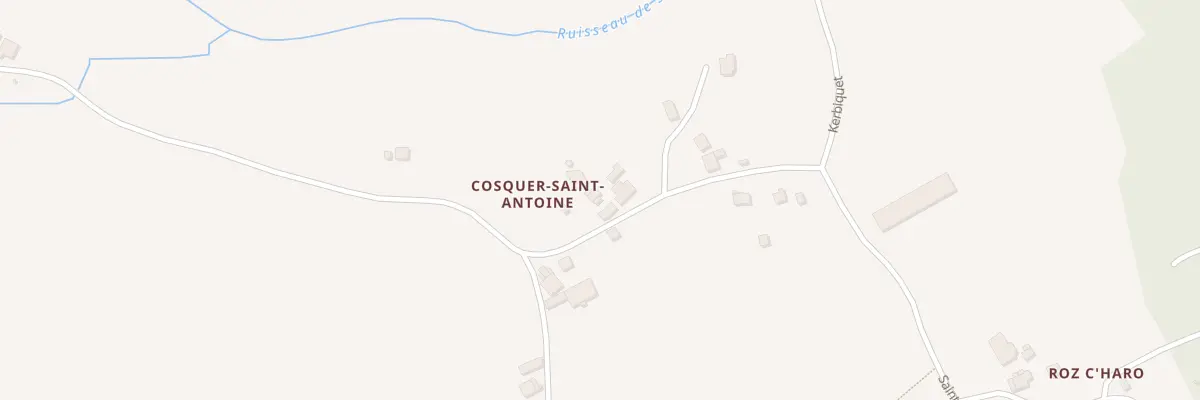 Plan du 5539 Cosquer Saint-Antoine à Guiscriff