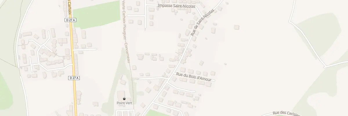 Plan du 27 Rue St Nicolas à Gourin