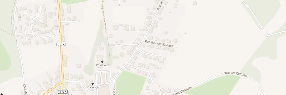 Plan du 14 Rue St Nicolas à Gourin