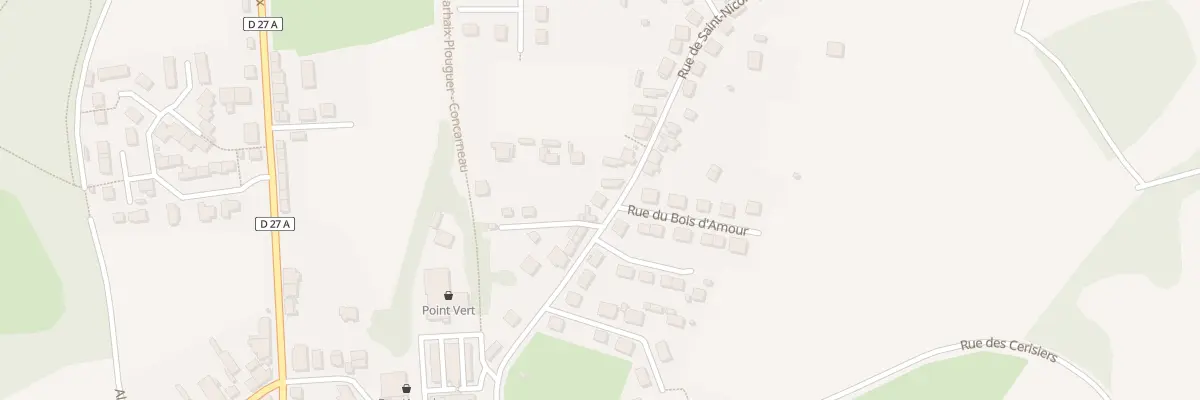 Plan du 21 Rue St Nicolas à Gourin