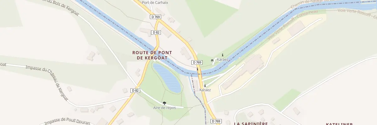 Plan du 8 Port de Carhaix à Carhaix-Plouguer