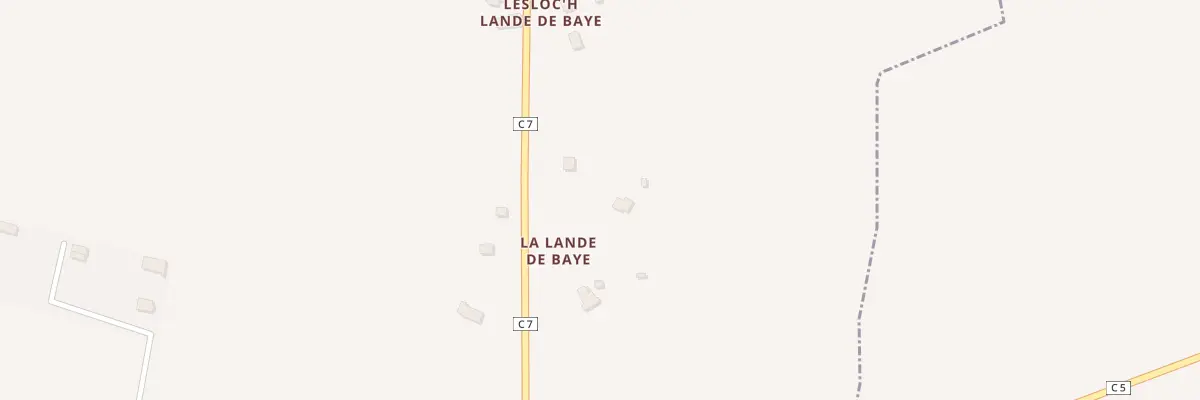 Plan du 8 Kerhuel à Baye