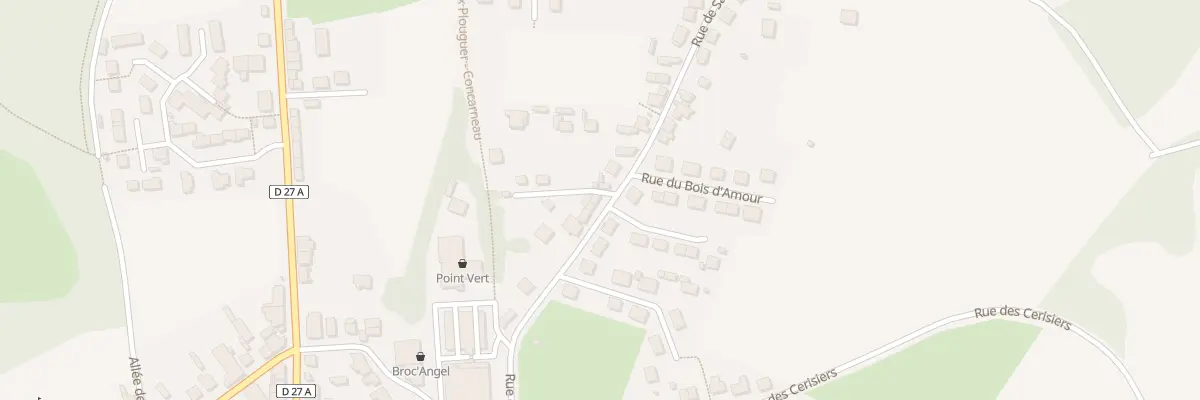 Plan du 15 Rue St Nicolas à Gourin