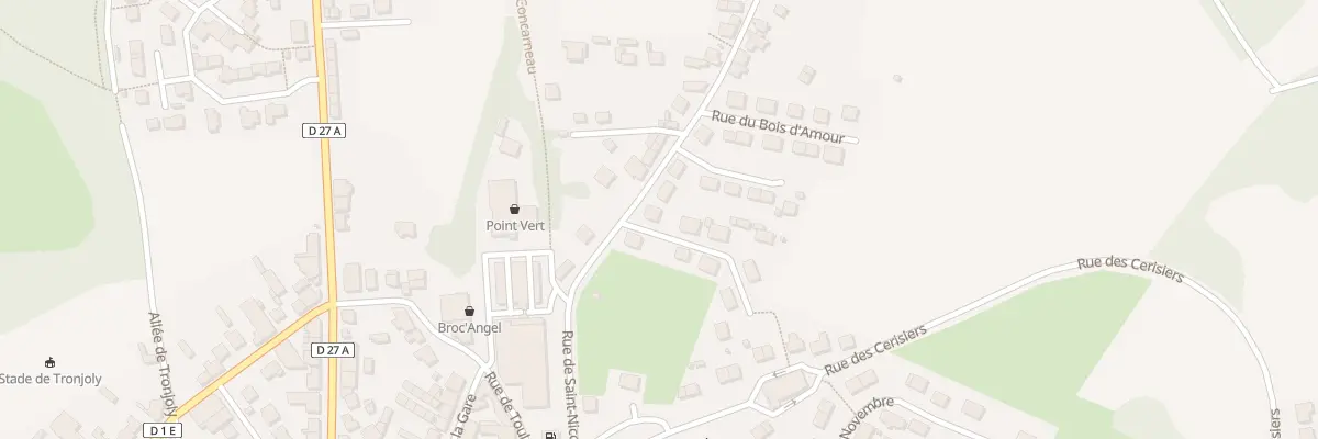Plan du 8 Rue St Nicolas à Gourin