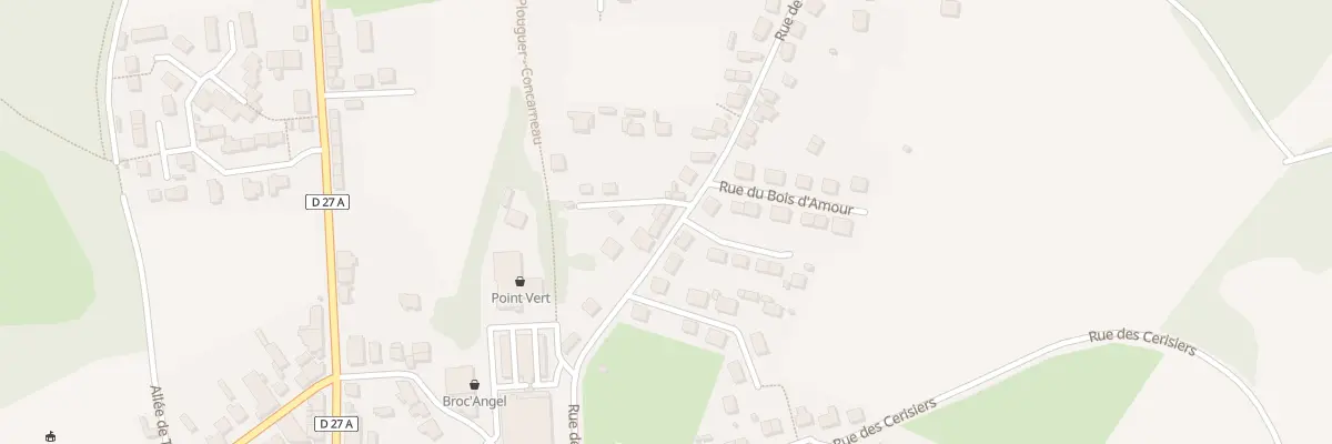 Plan du 13 Rue St Nicolas à Gourin