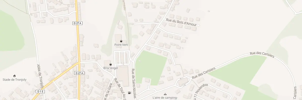 Plan du 6 Rue St Nicolas à Gourin
