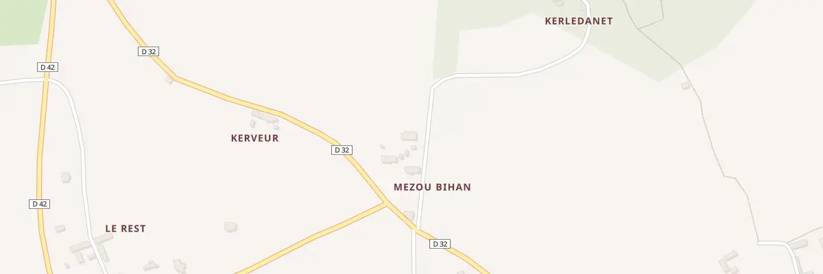 Plan du 5096 Mezo Bihan à Trémel