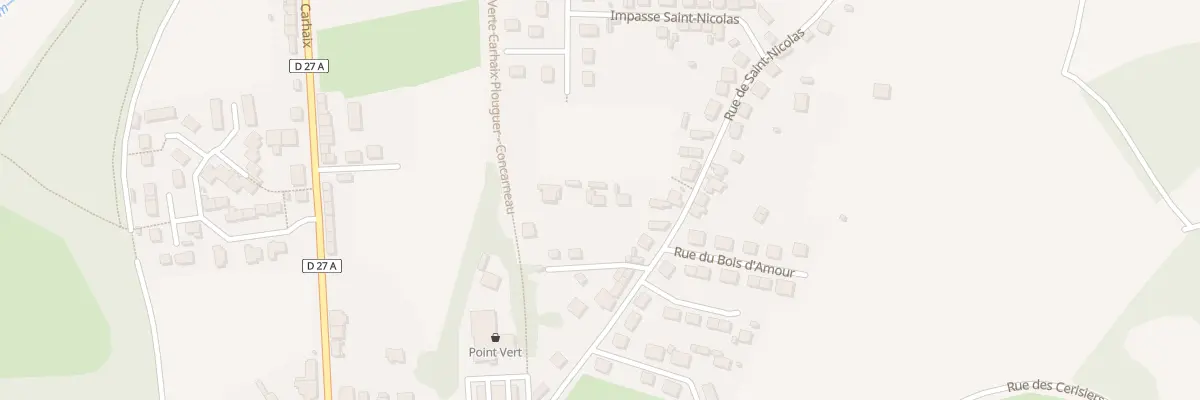 Plan du 18 Rue St Nicolas à Gourin
