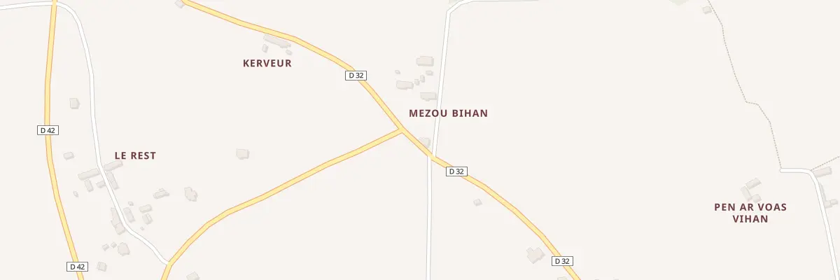 Plan du 5093 Mezou Bihan à Trémel