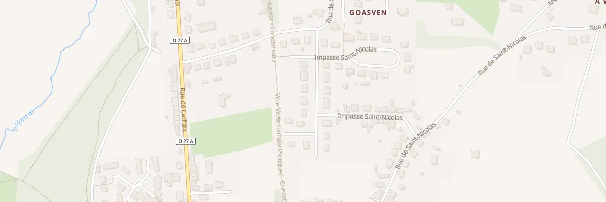 Plan du 29 Lot Communal de Goasven à Gourin