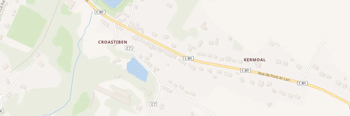 Plan du 34 Rue de Pont Ar Len à Gourin
