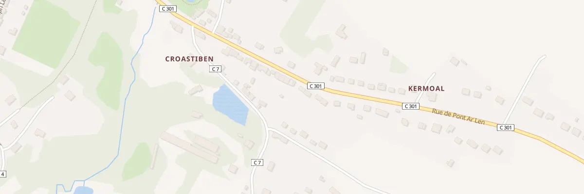 Plan du 36 Rue de Pont Ar Len à Gourin
