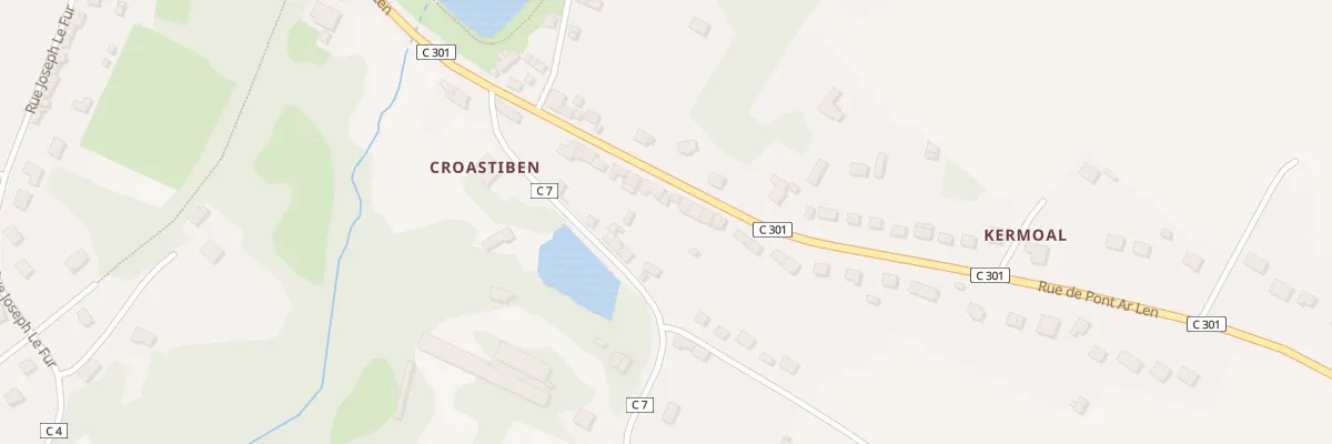 Plan du 26 Rue de Pont Ar Len à Gourin