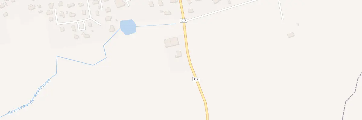 Plan du 378 Rte de Moëlan à Baye