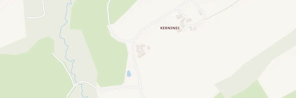 Plan du 199 Kerninec à Bolazec