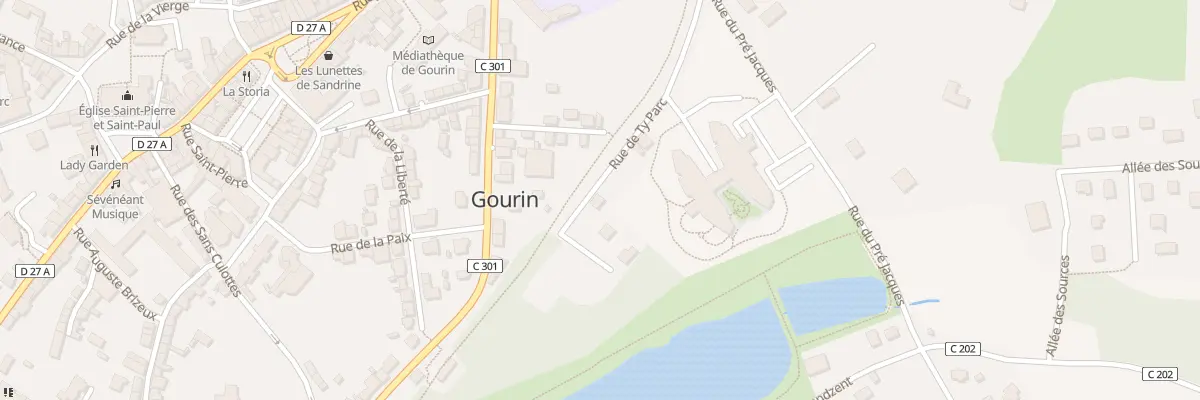 Plan du 6794A Rue de Ty Parc à Gourin