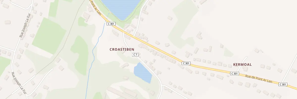 Plan du 18 Rue de Pont Ar Len à Gourin