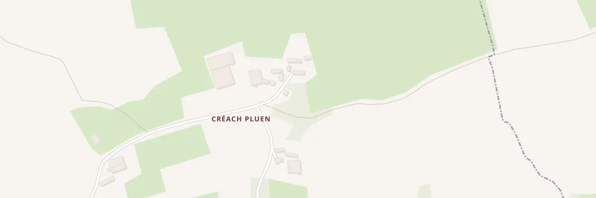 Plan du 6997A Créach Pluen à Botsorhel