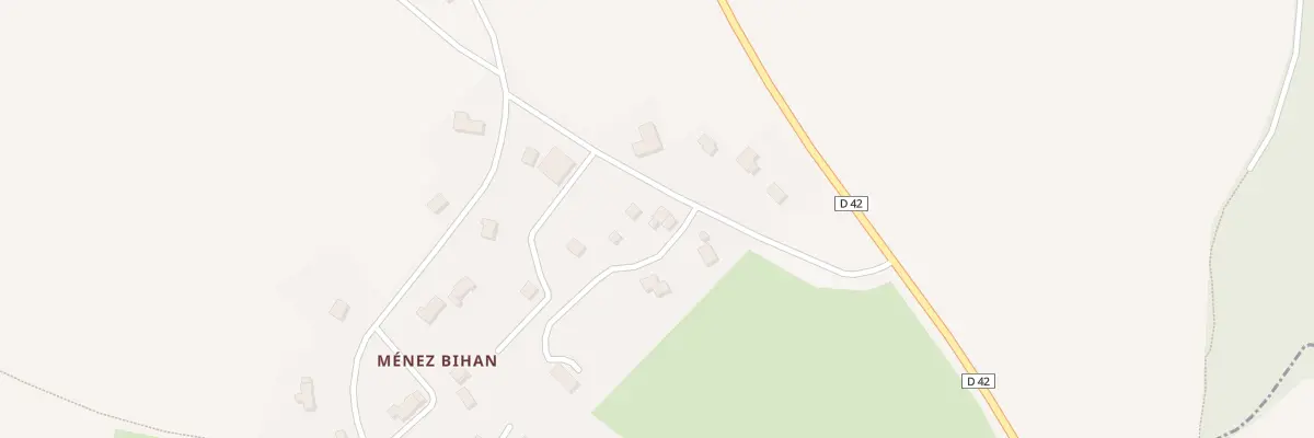 Plan du 32 Menez Bihan à Plouégat-Moysan