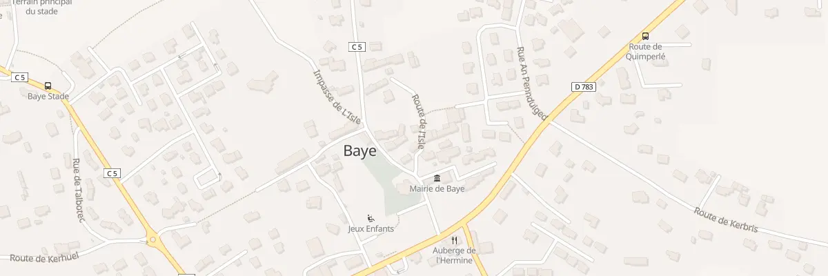 Plan du 80 Rte de l’Isle à Baye