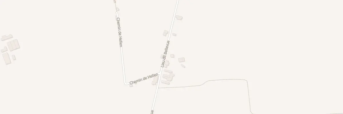 Plan du 403 Bellevue à Saint-Hernin