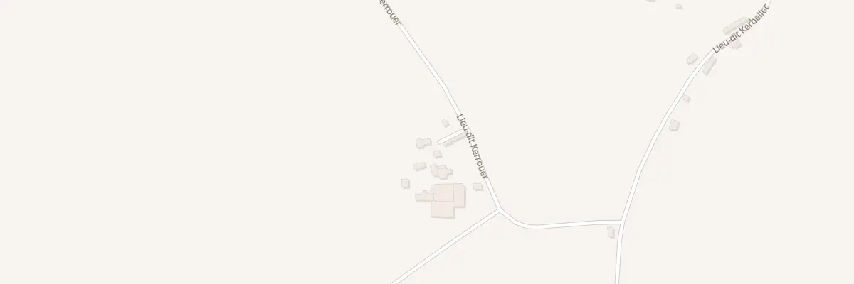 Plan du 380 Kerrouer à Saint-Hernin
