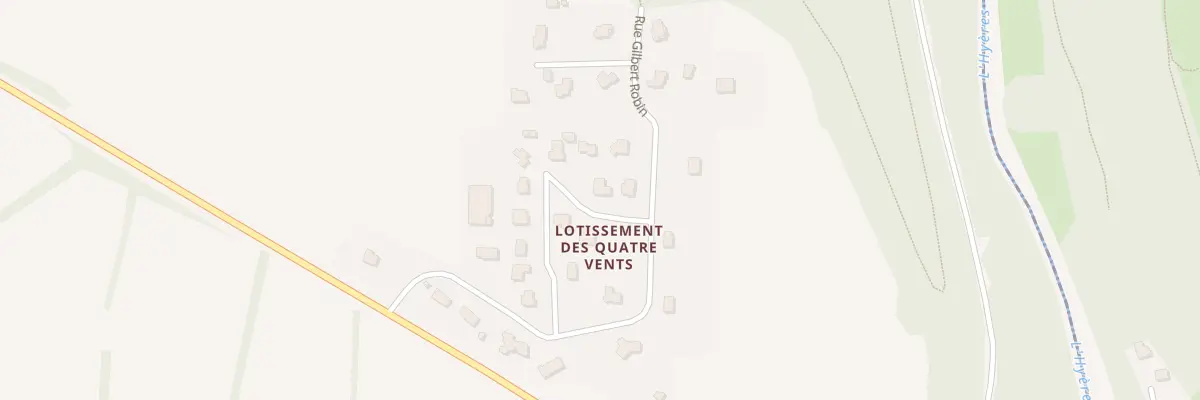 Plan du 19 Rue Gilbert Robin à Kergloff