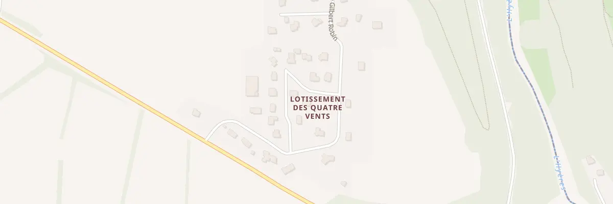 Plan du 8 Rue Gilbert Robin à Kergloff