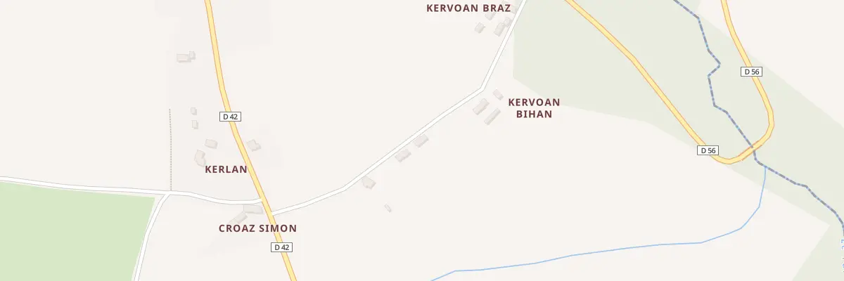 Plan du 9 Chem de Kerwoan à Trémel