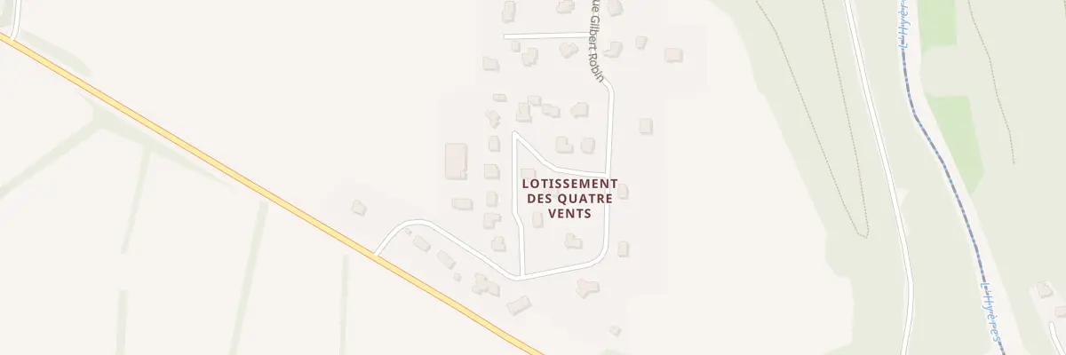 Plan du 6 Rue Gilbert Robin à Kergloff