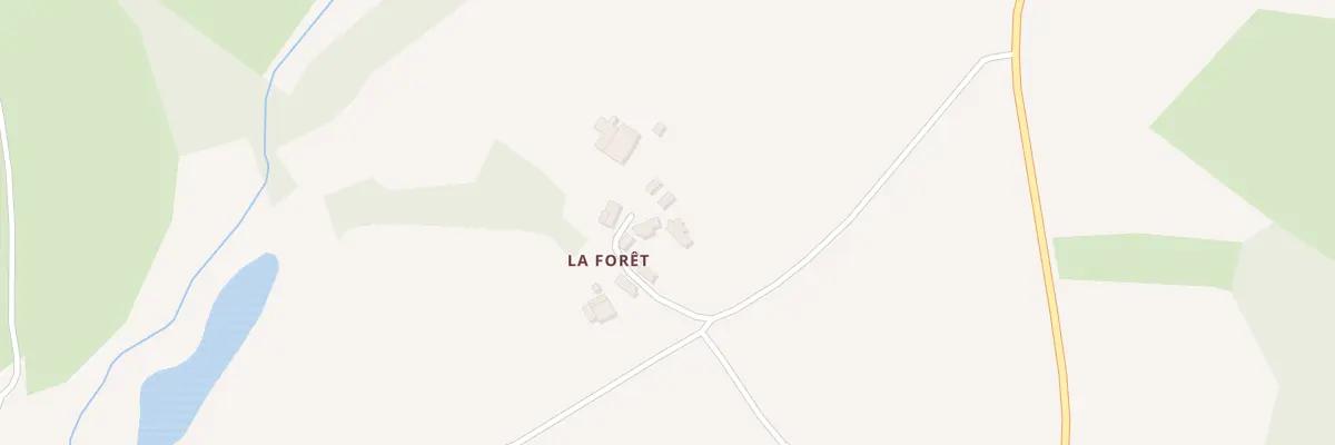 Plan du 159 La Foret à Bolazec